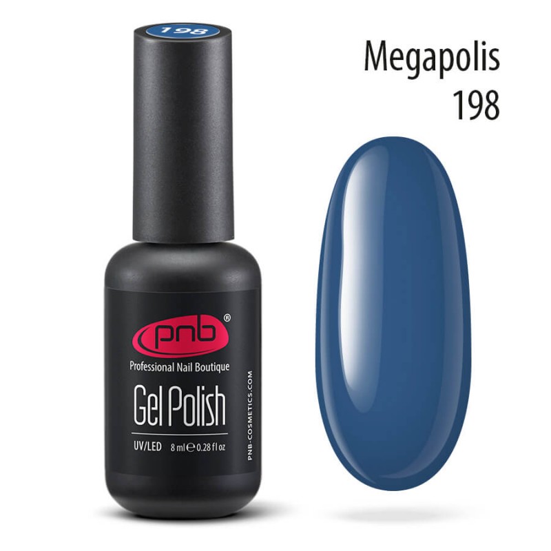 Gel Nail Polish PNB 198, 8 ml