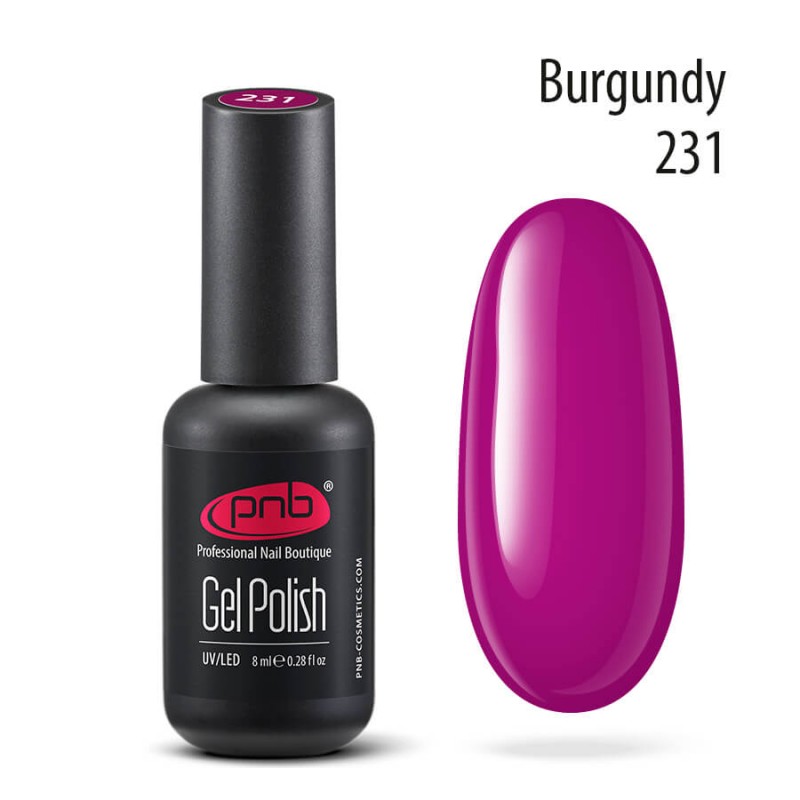 Gel Nail Polish PNB 231, 8 ml