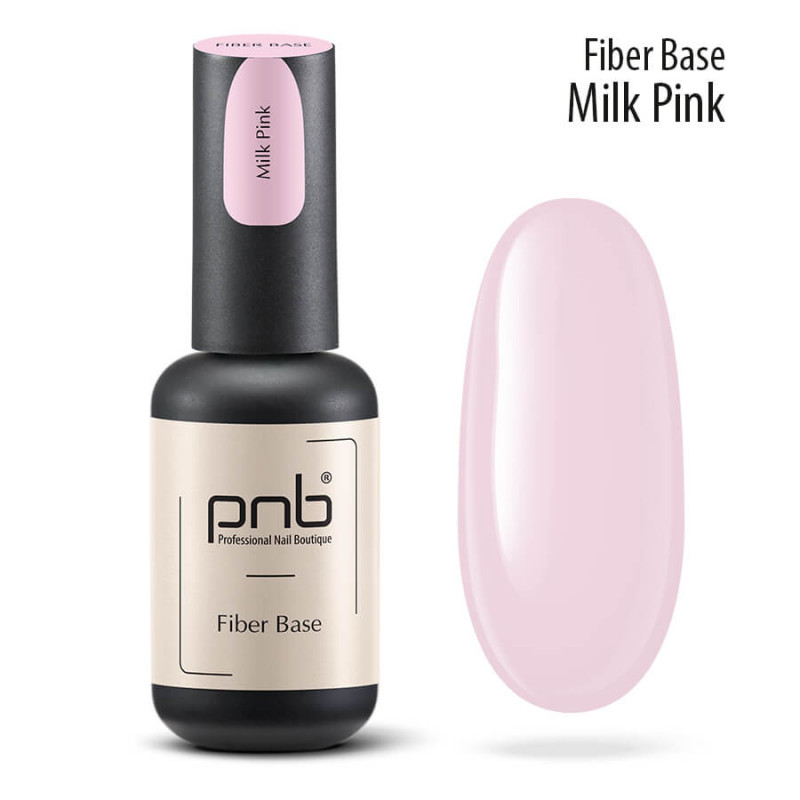 PNB UV/LED Fiber Base, Milk Pink, 8ml