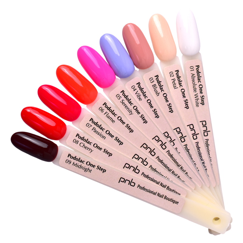 One-phase gel polish One step red PNB 07 Passion, enamel (8 ml)