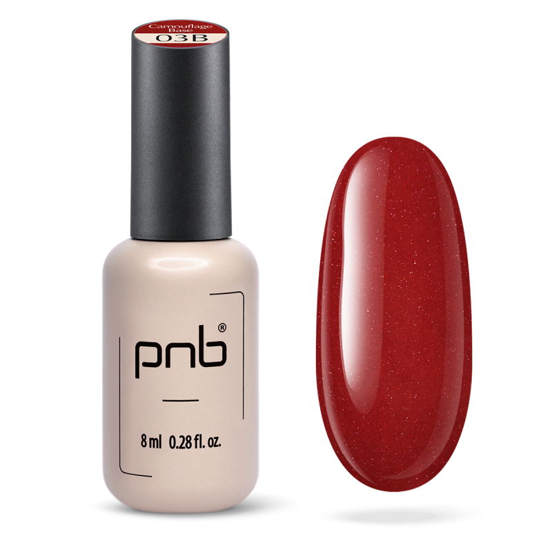PNB UV/LED Camouflage Base, 03B Tango de Pasion, 8 ml