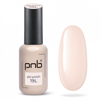 Gel nail polish gray PNB Graphite Shadow №20L, enamel (8 ml)