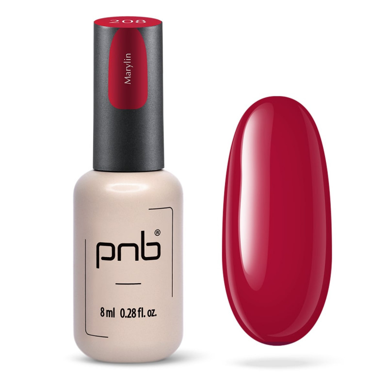 Gel Nail Polish PNB 208, 8 ml