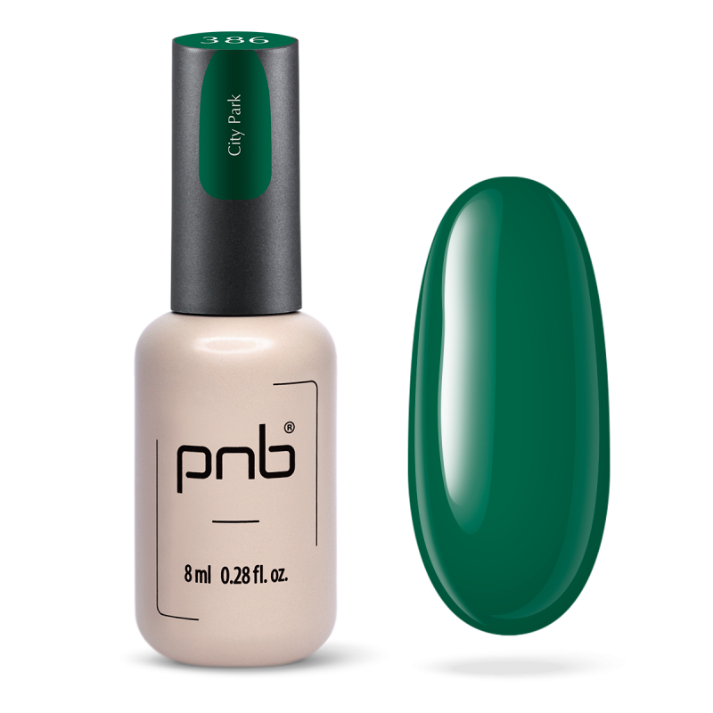 Gel nail polish PNB 386, 8 ml