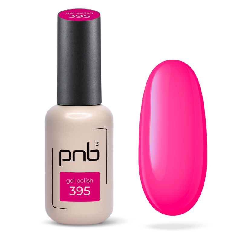 Gel polish pink PNB Dragon Fruit №395, enamel (8 ml)