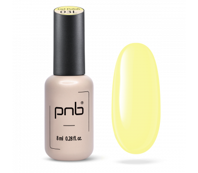 Lakier hybrydowy Gel nail polish PNB 03L Citrone, 8 ml