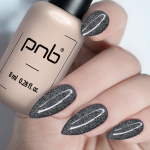 UV/LED Gel Polish SHOCK EFFECT 09 Crystal black PNB 8 ml