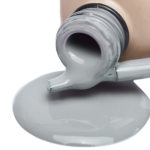 Gel nail polish gray PNB Graphite Shadow №20L, enamel (8 ml)