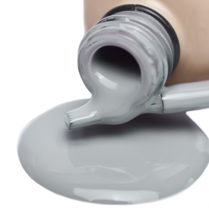 Gel nail polish gray PNB Graphite Shadow №20L, enamel (8 ml)