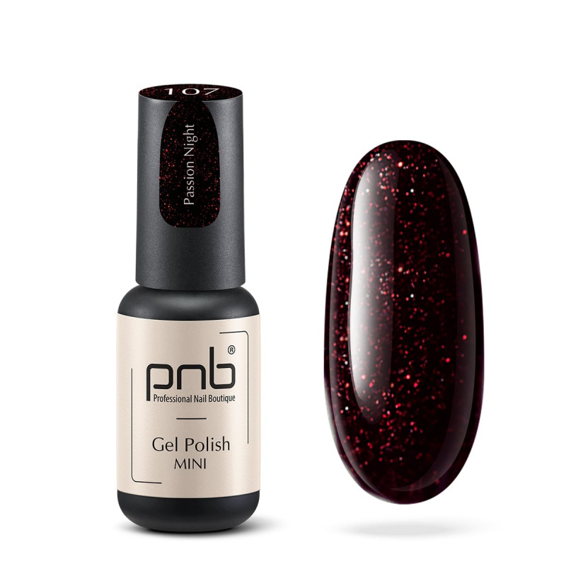 Gel Nail Polish PNB mini 107, 4 ml