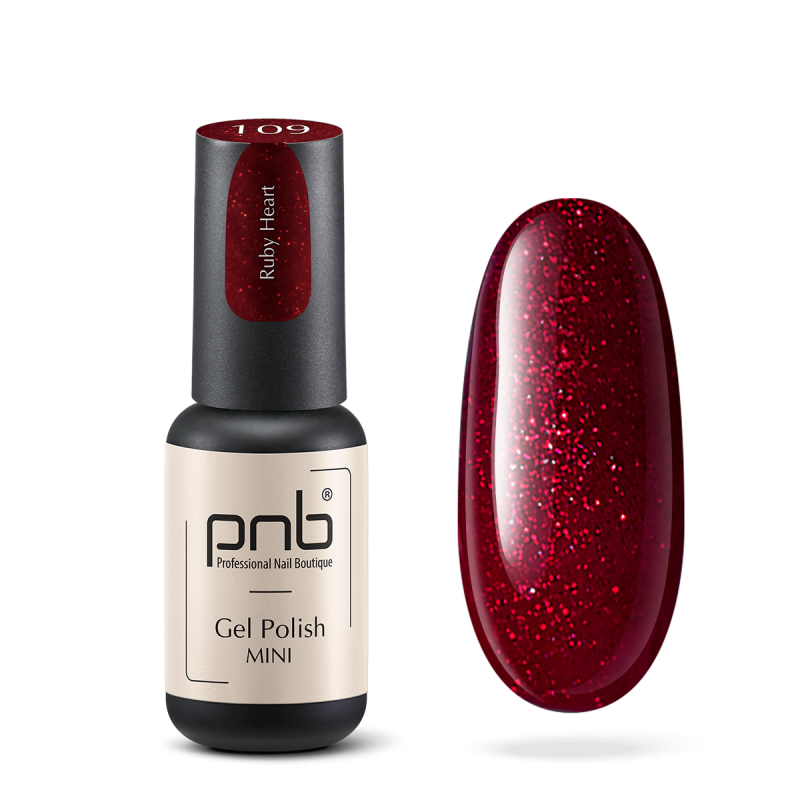 Gel Nail Polish PNB mini 109, 4 ml