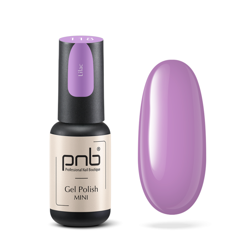 Gel Nail Polish PNB mini 118, 4 ml