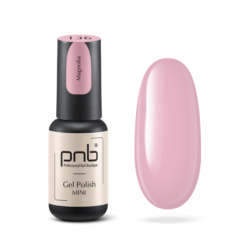 Gel Nail Polish PNB mini 136, 4 ml