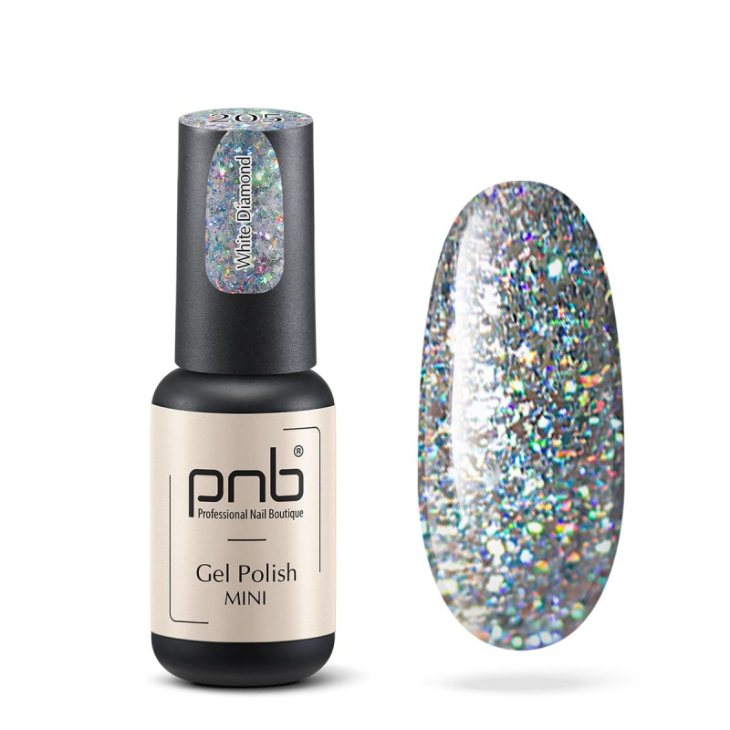 Gel Nail Polish PNB mini 205, 4 ml