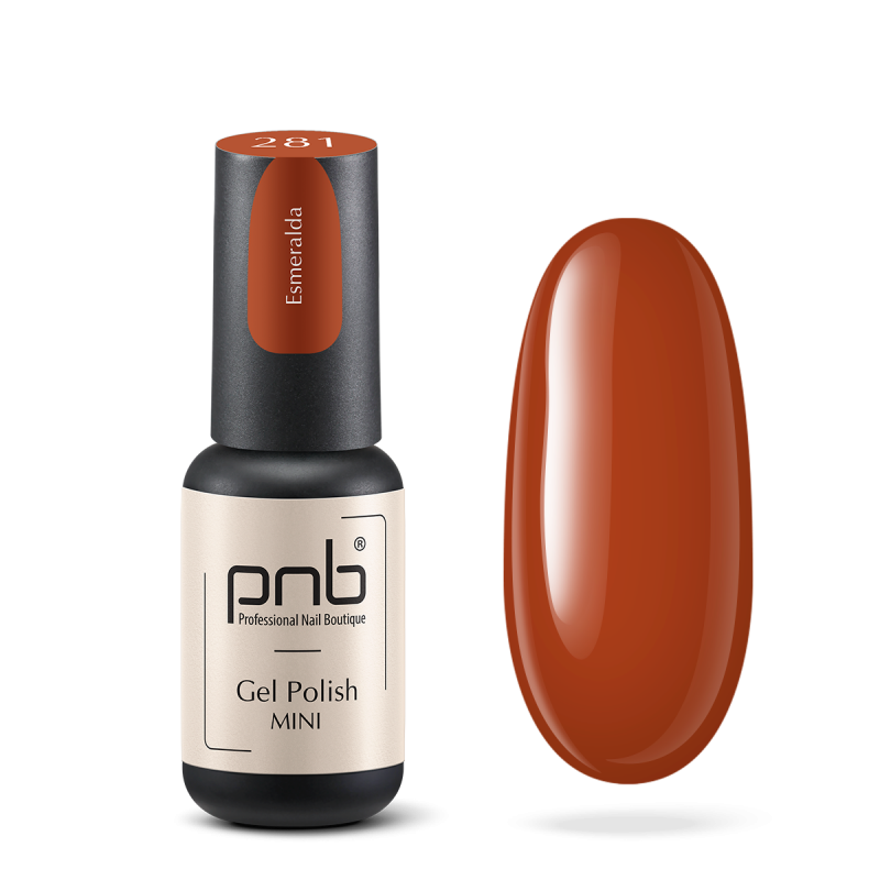 Gel Nail Polish PNB mini 281, 4 ml