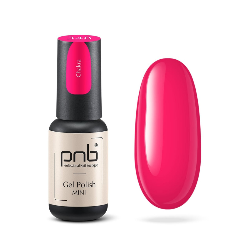 Gel nail polish PNB mini 348, 4 ml