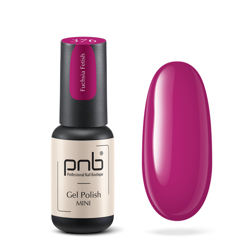 Gel nail polish PNB mini 376, 4 ml