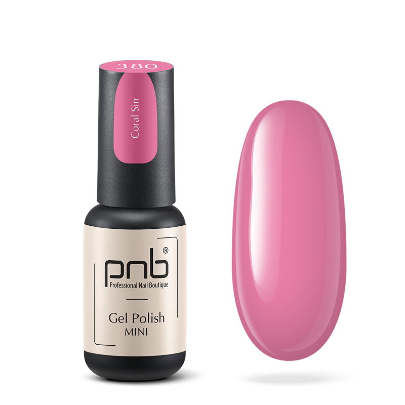 Gel nail polish PNB mini 380, 4 ml