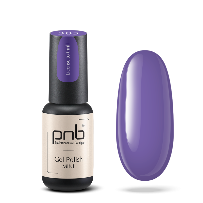 Gel nail polish PNB mini 385, 4 ml