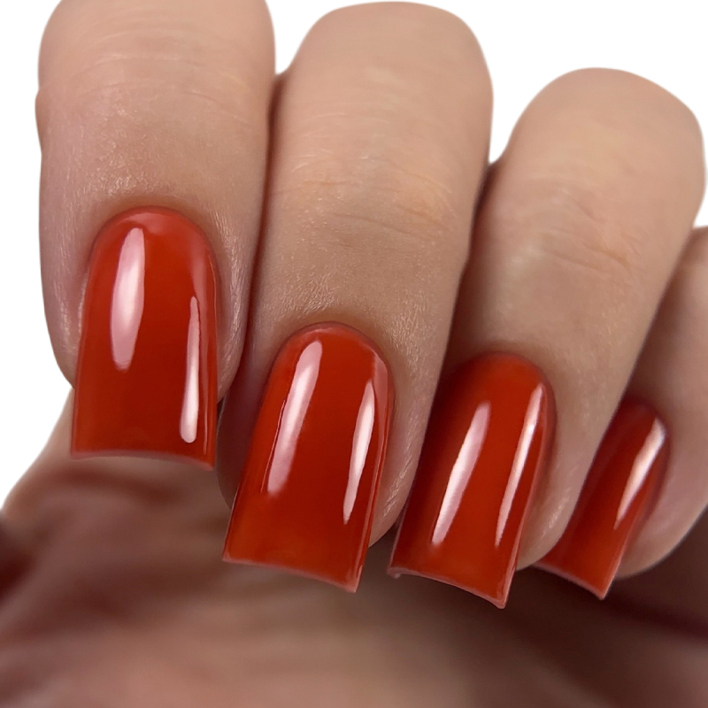 Gel nail polish brown PNB Amber Ritual №18L, enamel (8 ml)