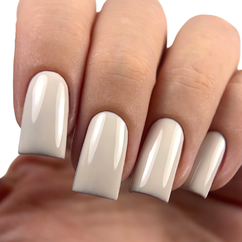 Gel nail polish gray PNB Graphite Shadow №20L, enamel (8 ml)