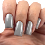 Gel nail polish gray PNB Graphite Shadow №20L, enamel (8 ml)