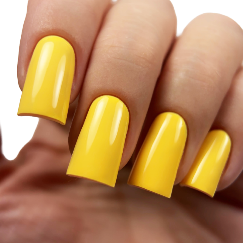 Gel polish yellow PNB Sunbeam Smile №394, enamel (8 ml)