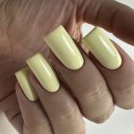 Gel nail polish PNB 02L Butter yellow, 8 ml