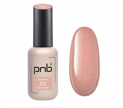 One-phase gel polish One step beige PNB 02 Petal, enamel (8 ml)