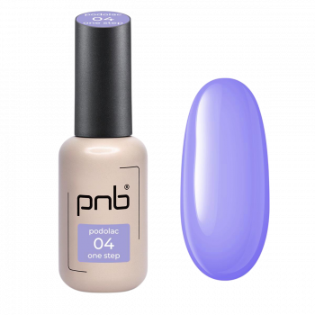 One-phase gel polish One step violet PNB 04 Vibe, enamel (8 ml)