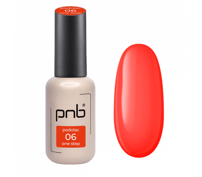 One-phase gel polish One step red PNB 06 Flame, enamel (8 ml)