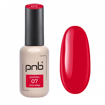 One-phase gel polish One step red PNB 07 Passion, enamel (8 ml)
