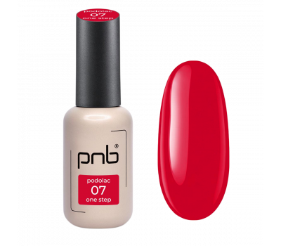 One-phase gel polish One step red PNB 07 Passion, enamel (8 ml)