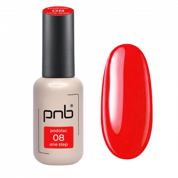 One-phase gel polish One step red PNB 08 Cherry, enamel (8 ml)