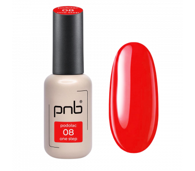 One-phase gel polish One step red PNB 08 Cherry, enamel (8 ml)