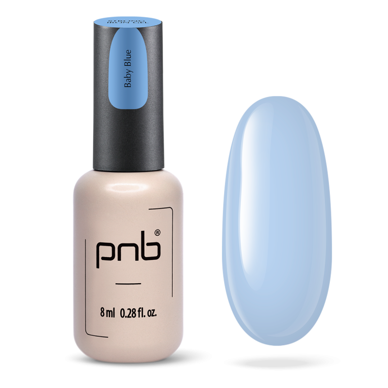 PNB UV/LED Strong Iron Gel, Baby Blue, 8 ml