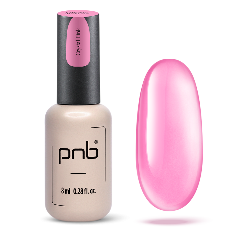 PNB UV/LED Strong Iron Gel, Crystal Pink, 8 ml