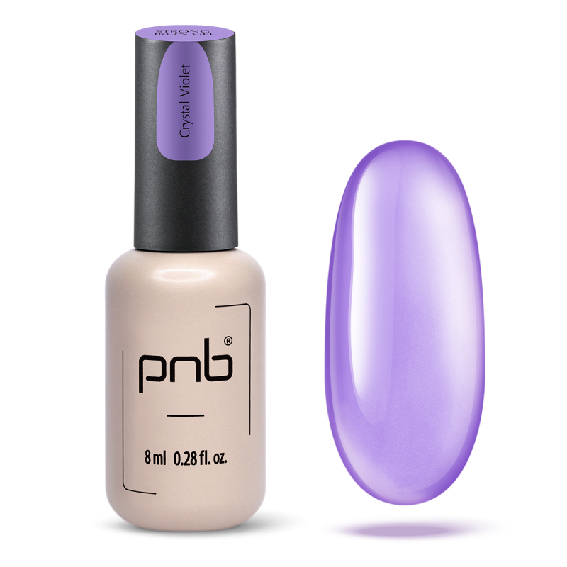 PNB UV/LED Strong Iron Gel, Crystal Violet, 8 ml