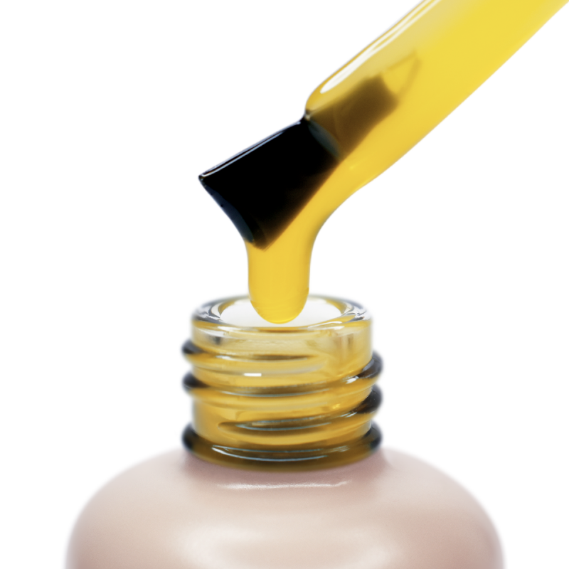 PNB UV/LED Strong Iron Gel, Crystal Yellow, 8 ml