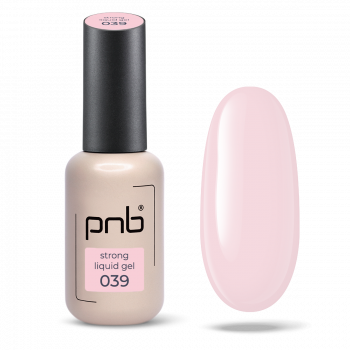 Żel budujący z pędzelkiem Strong Liquid Gel PNB 039 Pure Nude (8 ml)