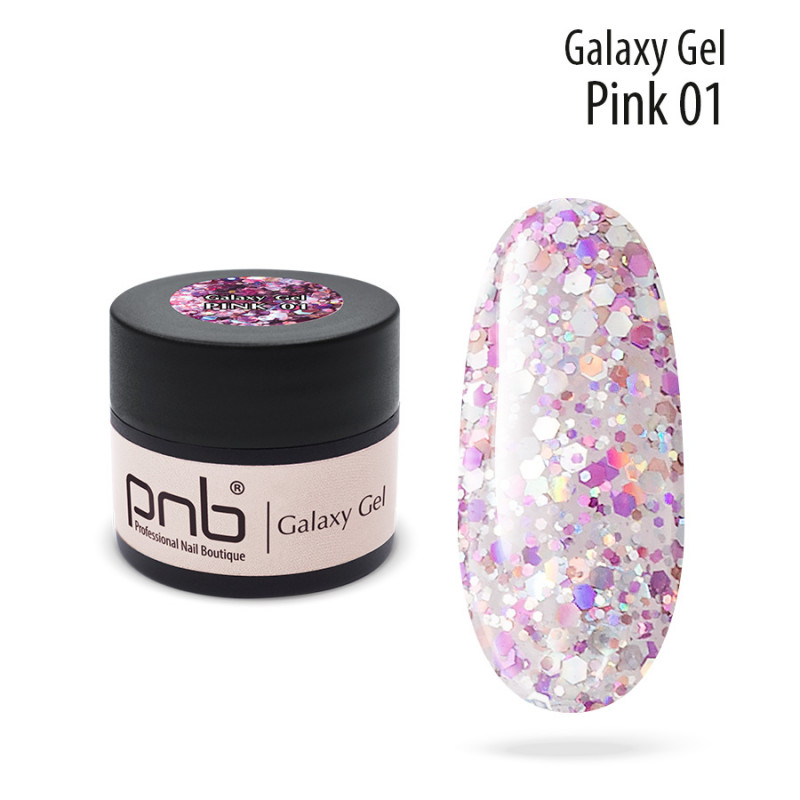 Żel do zdobień  Galaxy Gel PNB 01 Pink