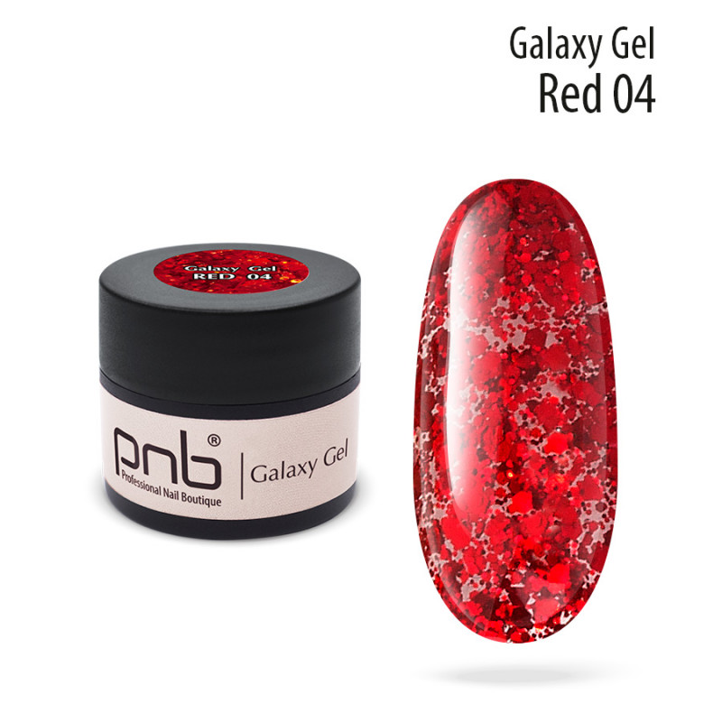 Żel do zdobień Galaxy Gel PNB 04 Red