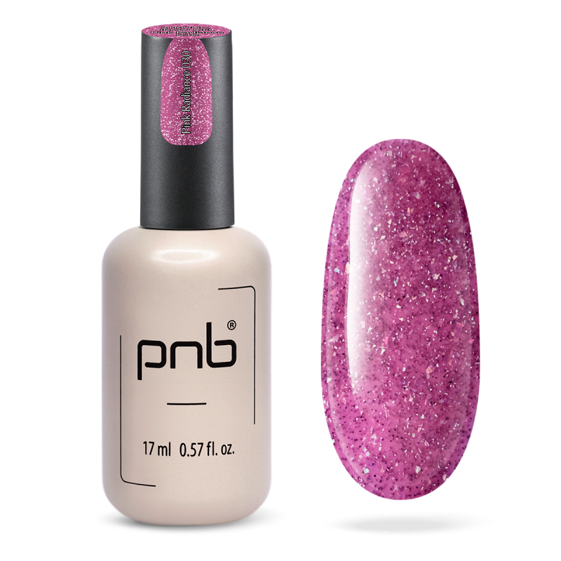 PNB UV/LED Strong Iron Gel, 030 Pink Radiance, 17 ml