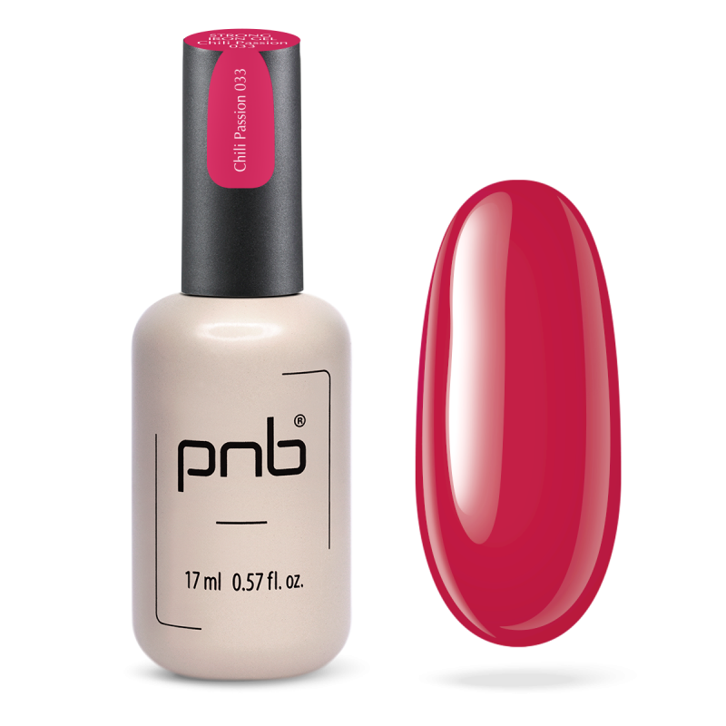 PNB UV/LED Strong Iron Gel, 033 Chili Passion, 17 ml