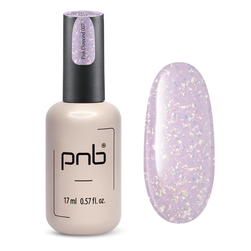 PNB UV/LED Strong Iron Gel, Pink Diamond 007, 17 ml