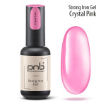 PNB UV/LED Strong Iron Gel, Crystal Pink, 8 ml