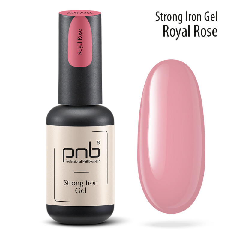 PNB UV/LED Strong Iron Gel, Royal Rose, 8 ml