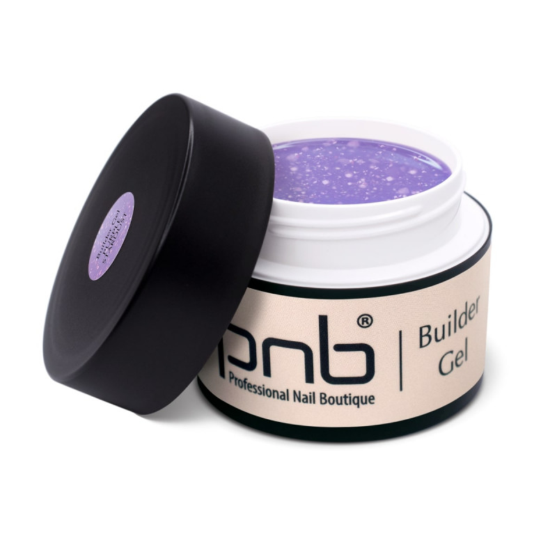 PNB UV/LED Builder Gel, Purple Stardust, 50 ml