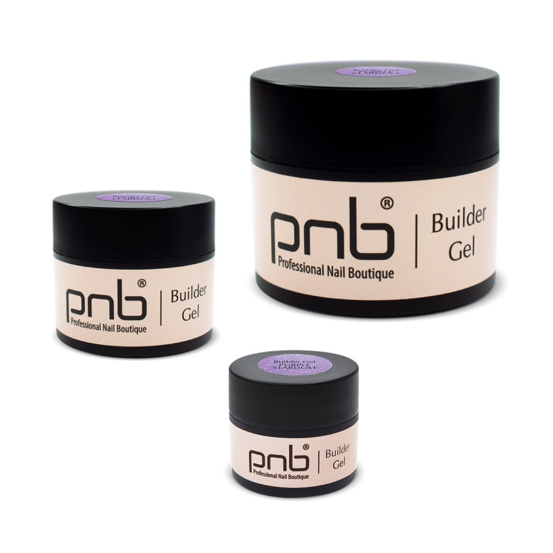 PNB UV/LED Builder Gel, Purple Stardust, 5 ml