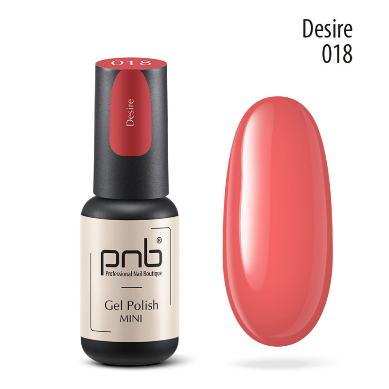 Gel Nail Polish PNB mini 018, 4 ml